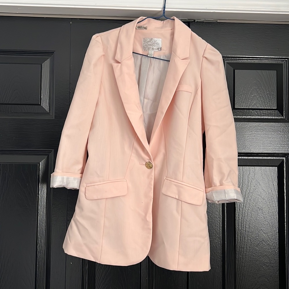 Pink blazer